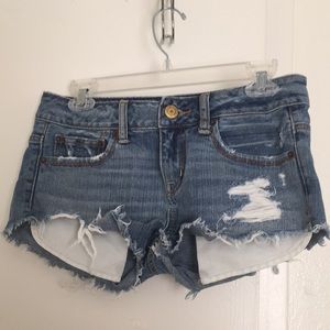 American Eagle Blue Jean Shorts